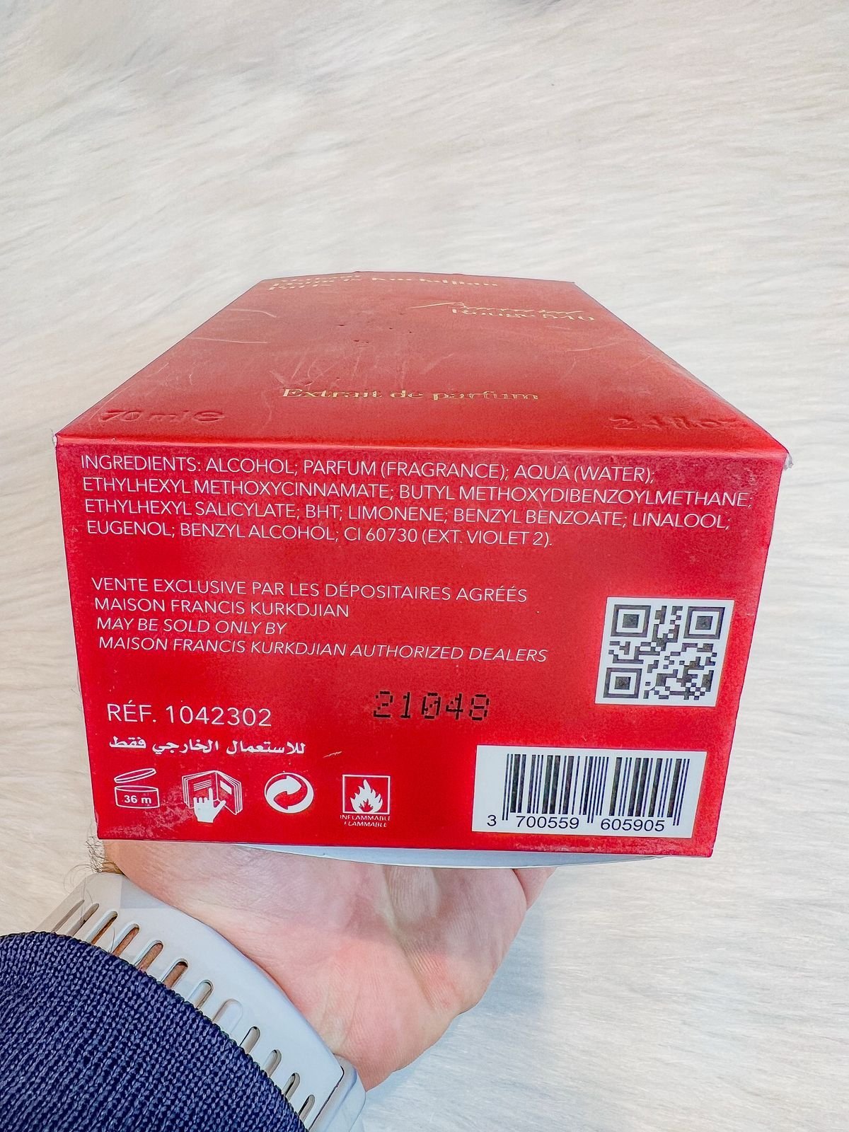 Baccarat Rouge 540 Extrait de Parfump  [sealed master box ]  للجنسين