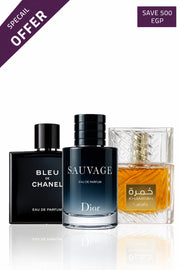 Sauvage + Khamrah +Bleu de chanel