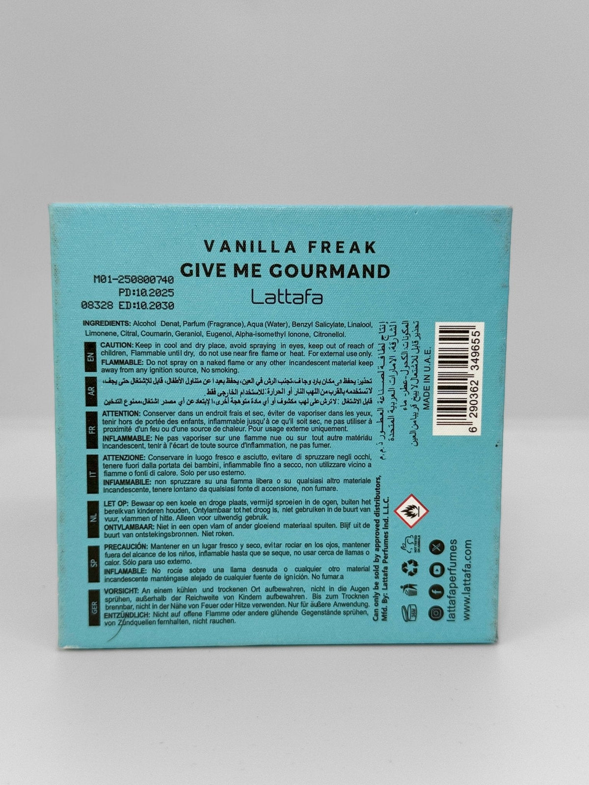 Vanilla Freak  by Lattafa [ Master Box ]  للنساء